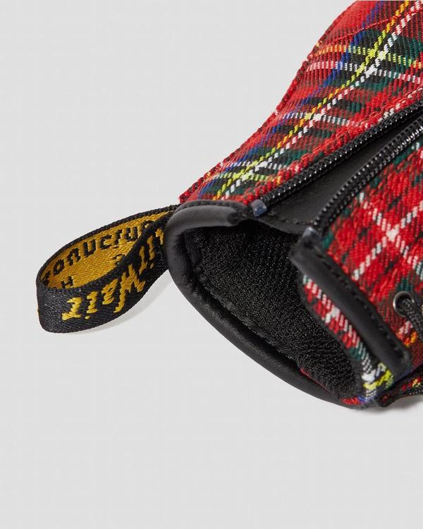 Dr Martens Dětské Kotníkové Boty Toddler 1460 Tartan Červené Hnědé, CZ-149538